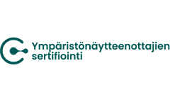 Ympäristönäytteenottajien sertifiointi logo