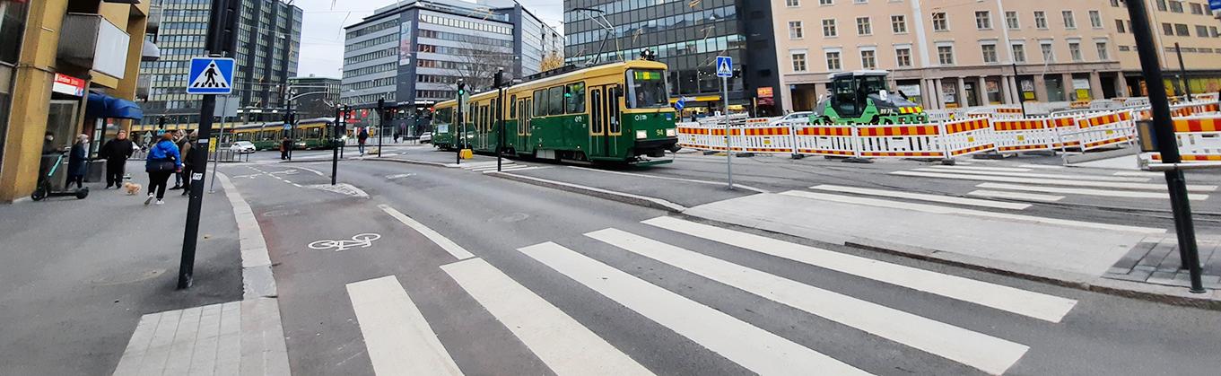 Hämeentien urakka / Kurvi. Kuva:Destia
