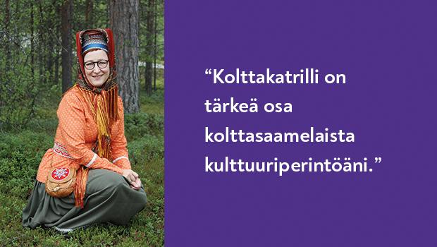 Kolttasaamelainen Minna Moshnikoff