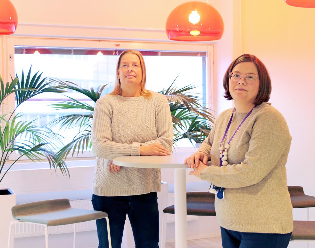 Kristiina Korpela ja Merja Reinvuo
