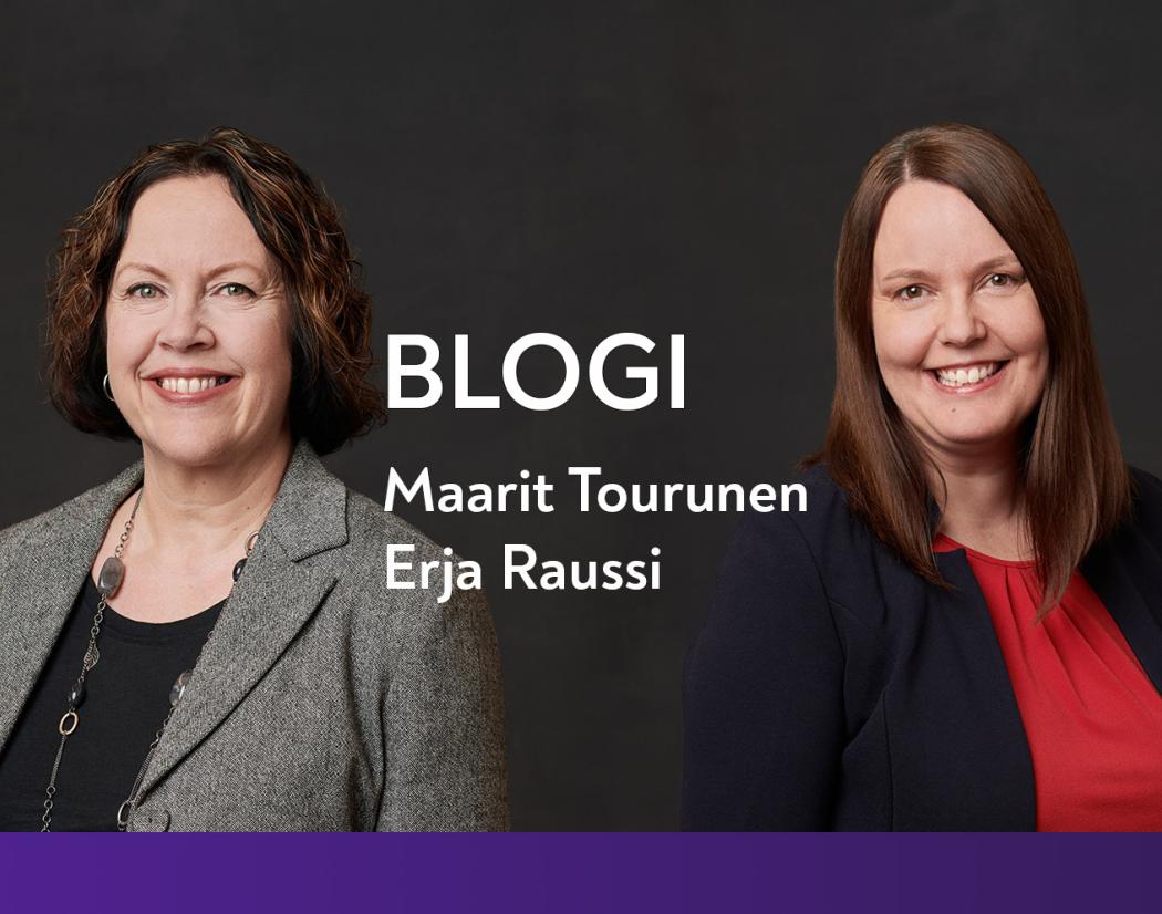 Blogi Maarit Tourunen ja Erja Raussi