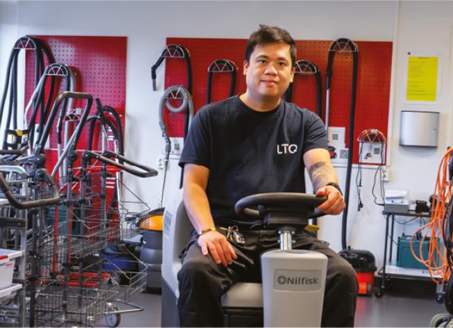  Jossel Sebastian  is actively building his career path in the field