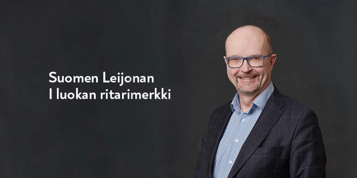 Timo Karkola Suomen Leijonan I luokan ritarimerkki