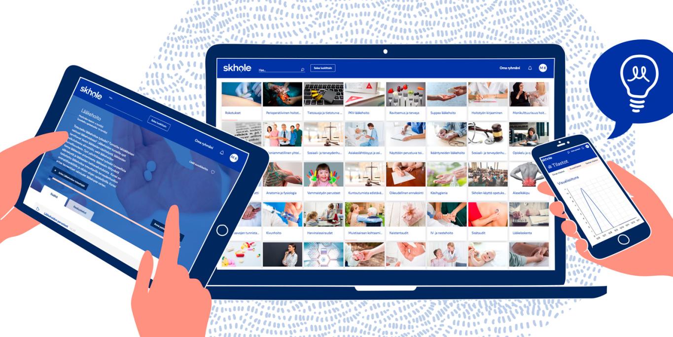 Taitotalo ja Skhole yhteistyössä: lääkehoidon ja lääkelaskennan täydennyskoulutukset sujuvasti verkossa 
