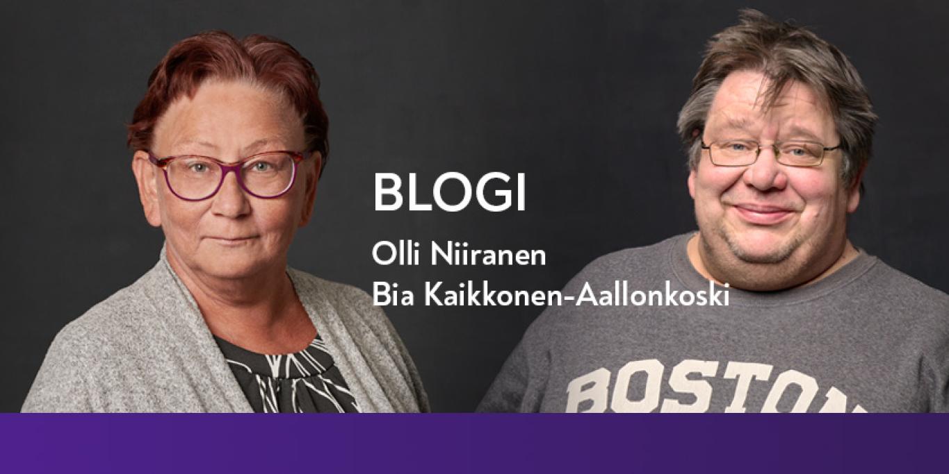Blogi Olli Niiranen ja Bia Kaikkonen-Aallonkoski