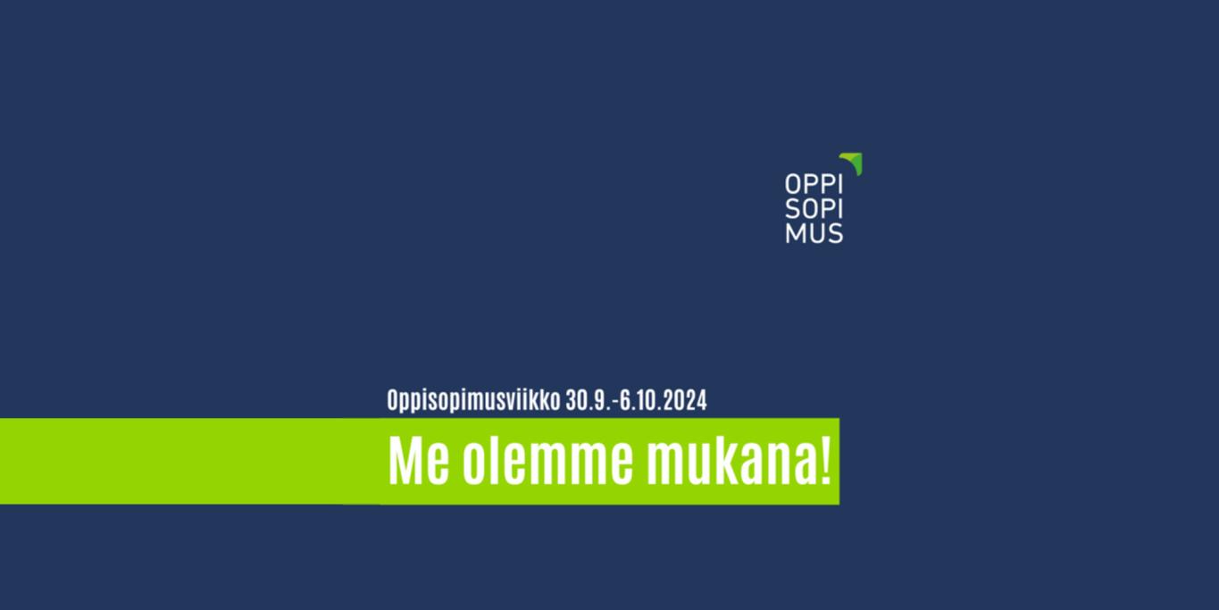 Oppisopimusviikko 2024