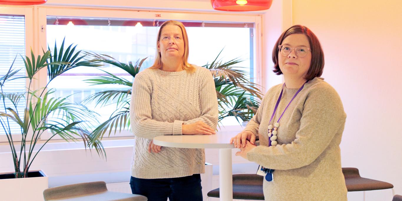 Kristiina Korpela ja Merja Reinvuo