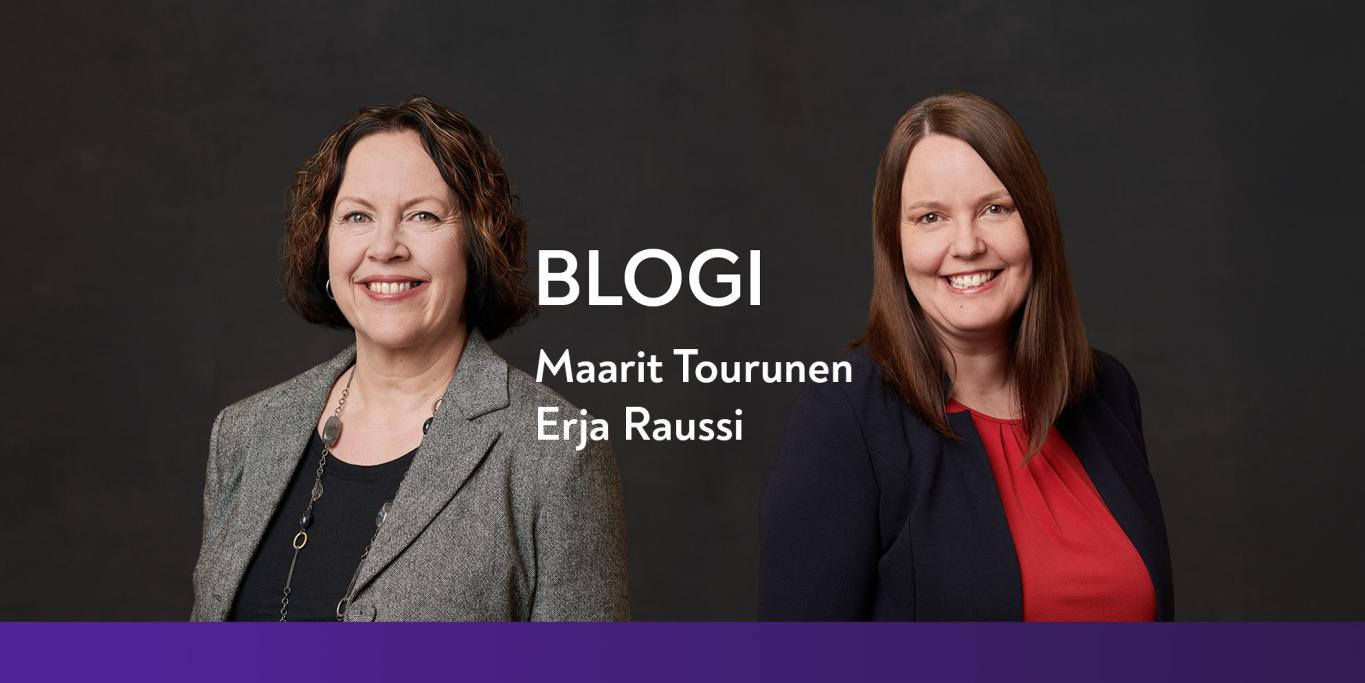 Blogi Maarit Tourunen ja Erja Raussi