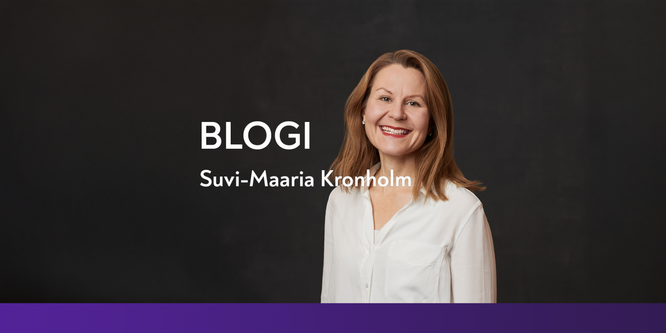 Blogi Suvi-Maaria Kronholm