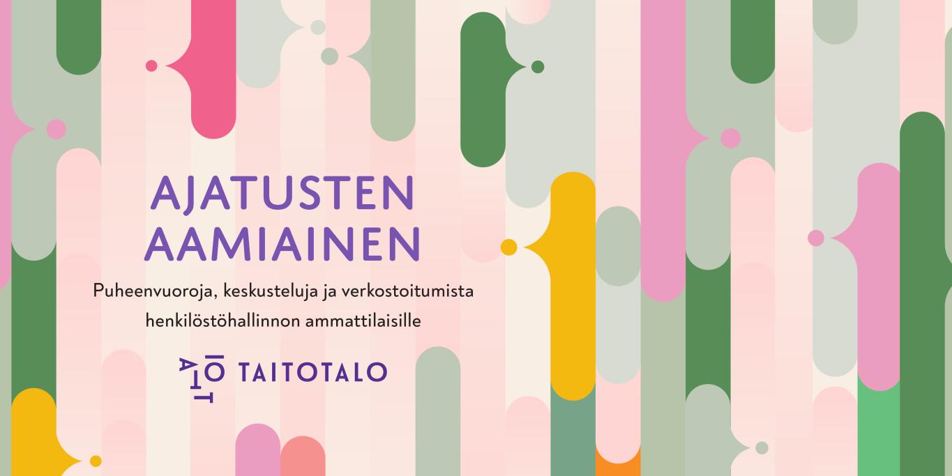 Ajatusten aamiainen värikäs kuvituskuva tapahtumalle