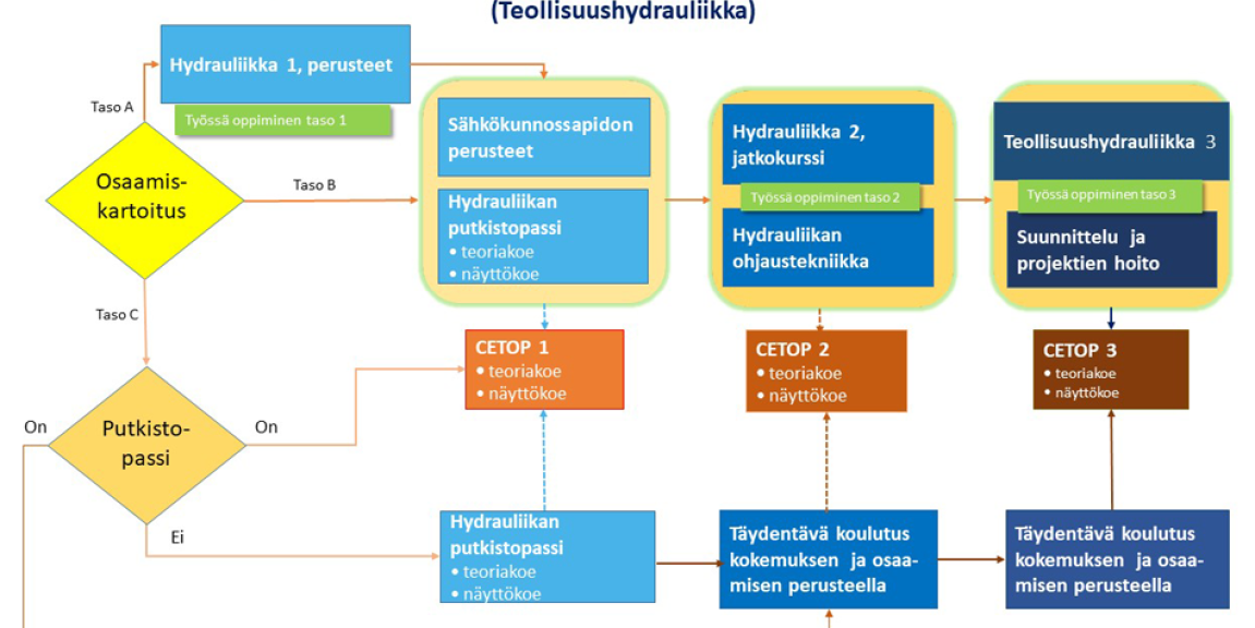 CETOP koulutuspolku Taitotalo