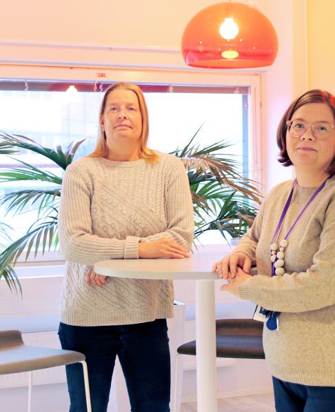 Kristiina Korpela ja Merja Reinvuo