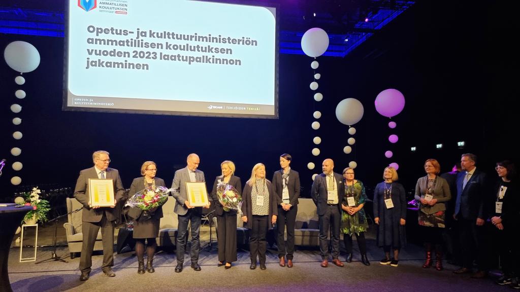 Laatupalkinnon jakotilaisuus