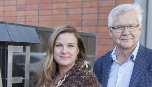 Jussi Hirvonen ja Heidi Leskinen