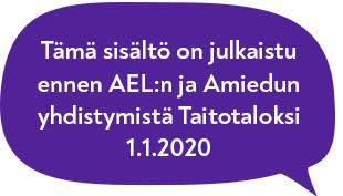 Tämä sisältö on julkaistu ennen AEL:n ja Amiedun yhdistymistä Taitotaloksi 1.1.2020