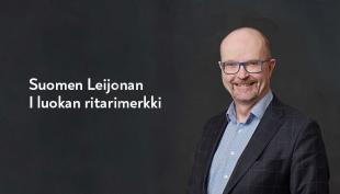 Timo Karkola Suomen Leijonan I luokan ritarimerkki