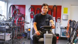  Jossel Sebastian  is actively building his career path in the field